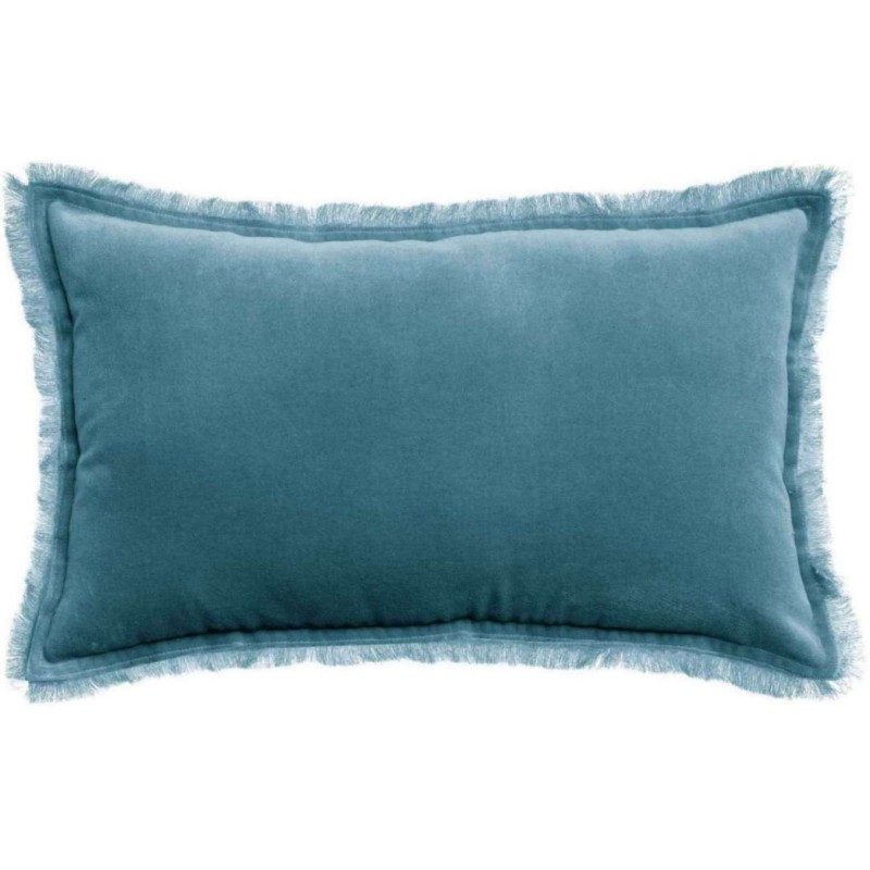 Coussin uni Fara Acier 30 x 50