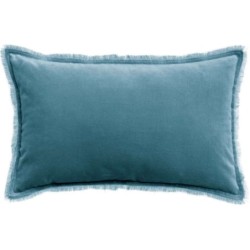 Coussin uni Fara Acier 30 x 50 2